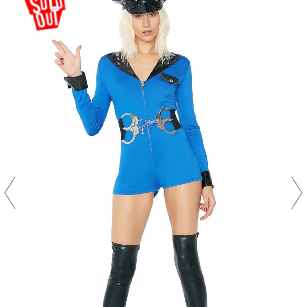 Dolls Kill Miss Demeanor Cop Costume